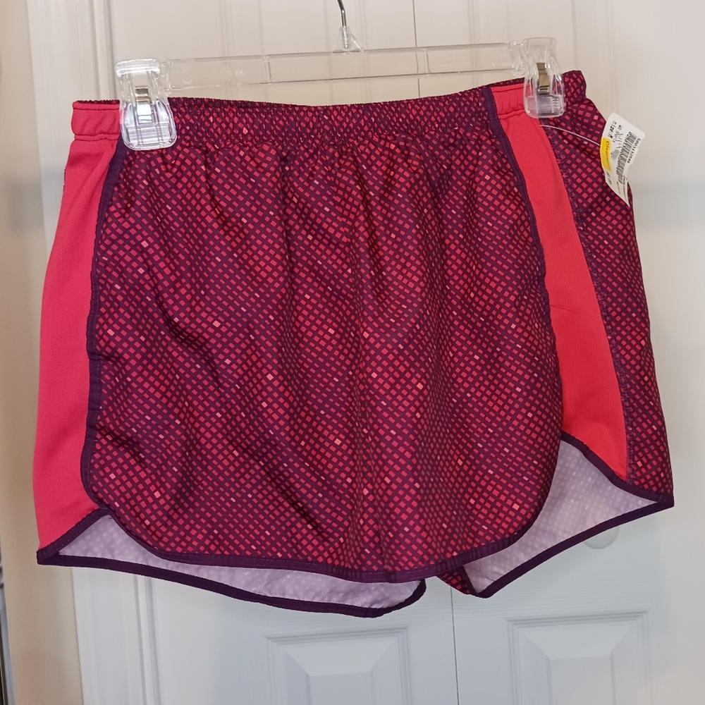 Champion Purple/Red Shorts with liner Size Medium